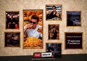 Ostrowiec Świętokrzyski Wydarzenie Stand-up Mateusz Burkacki w programie "7 śmiechów głównych"
